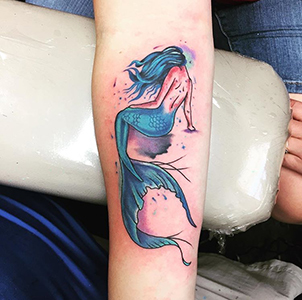 mermaid tattoo virginia